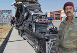 Tasarladığı araçla sosyal medyayı sarstı! Trafikten men edildi, ceza üstüne ceza