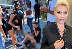 Büyük panik yaşadı! Seray Sever Bodrum'da kaza yaptı