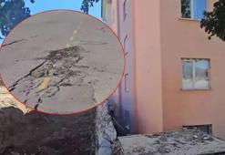 Erzurum'da korkutan heyelan! 70 ev tahliye edildi