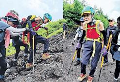 102 yaşında Fuji'ye tırmandı