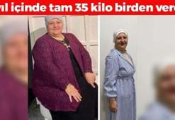 54 yaşındaki kadın tam 35 kilo verdi! 119 kilodan 84'e düştü: Yağları cayır cayır eritiyor, meğer mum gibi erimenin sırrı buymuş!