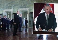 Devlet erkanı Anıtkabir'de! Cumhurbaşkanı Erdoğan: Devletimiz her türlü tedbiri almaktadır