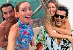 Sinem Kobal ve Kenan İmirzalıoğlu'ndan romantik pozlar! Beğeni yağdı