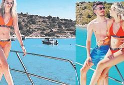 Kendi gibi voleybolcuyla aşk yaşayan Alexia çok mutlu!