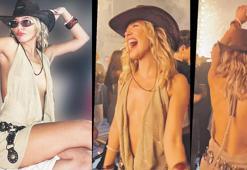 Melisa Döngel aşk acısına dans ederek ilaç oldu!