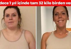 1 yılda tam 32 kilo birden verdi! Yağları cayır cayır eritiyor, meğer mum gibi erimenin sırrı buymuş!