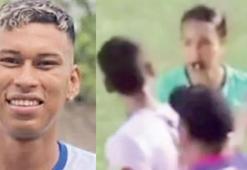 Kadın hakeme sahada tokat