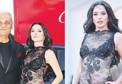 Melis Sezen'den kırmızı halıda transparan şıklığı