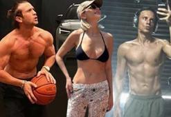 Yaz sezonu kapanırken ünlülerden kas şov!