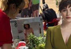 Narin Güran’ın mezarını ziyaret eden Gonca Vuslateri gözyaşlarını tutamadı