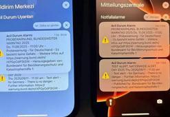 Ülke genelinde dikkat çeken olay! Uyarı sirenleri çaldı, cep telefonlarına mesaj gönderildi