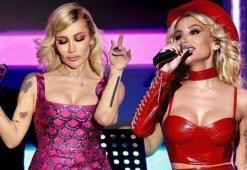 İrem Derici kafasındaki 40 dikişle sahneye çıktı