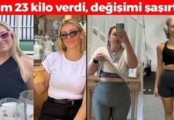 Genç kadın tam 23 kilo verdi! 78 kilodan 55'e düştü: Meğer mum gibi erimenin sırrı buymuş!