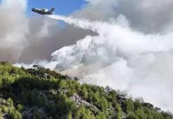 Köyceğiz'deki orman yangınında 2'nci gün! Müdahale sürüyor