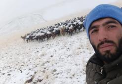 Lapa lapa kar yağıyor! Ağrı Dağı zirvesi beyaza büründü