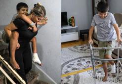 Kuşun peşinden 6'ıncı kattan düştü azmiyle ayağa kalktı