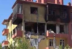 'Evi de kendimi de yakacağım' demişti! Ağır hasarlı binanın yıkımı yapıldı