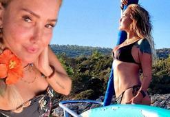 Yonca Evcimik'ten bikinili paylaşım! 'Kim der 62 yaşında!'