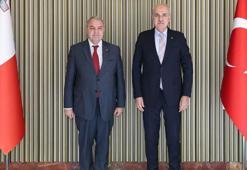 Türkiye Büyük Millet Meclisi Başkanı Numan Kurtulmuş, Malta Temsilciler Meclisi Başkanı ile bir araya geldi
