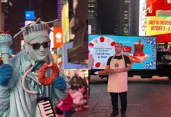 Türk simidi ve çayı, 'Anadoludakiler' Projesi ile Times Meydanı'na taşındı