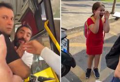 Otobüste 'karekod' kavgası! Baba şoförle tartıştı, çocuk hüngür hüngür ağladı