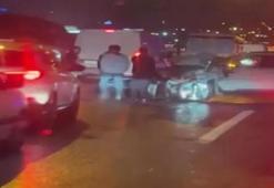 TEM Otoyolu'nda zincirleme kaza! 17 araç kazaya karıştı