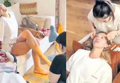 Melisa Döngel'den evde VIP bakım