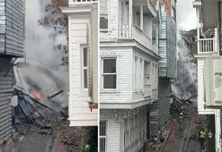 Arnavutköy’de yangın alarmı! Ahşap bina küle döndü