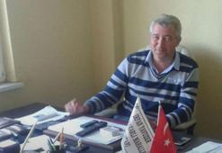 Mahalle muhtarı zemine çakıldı