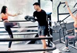 Burcu Kıratlı, kendini spora verdi! 'Sağlığım için devam edeceğim'