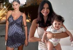 Doğum sonrası eski formuna kavuşan Zeynep Demirel'den Yasmin bebekli yeni poz