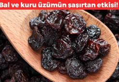 Bal ve kuru üzümü karıştırın! Kuru öksürüğü bıçak gibi kesiyor, boğazdaki gıcığı silgi gibi siliyor
