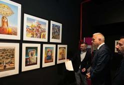 Bakan Mehmet Nuri Ersoy 'Hâlâ Yaşıyorum' sergisini gezdi
