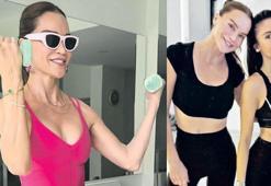 Ebru Şallı'dan gelin adayına pilates dersi