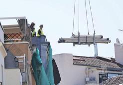 Madrid'de inşaat faciası