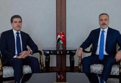 Dışişleri Bakanı Hakan Fidan, IKBY Başkanı Neçirvan Barzani ile görüştü