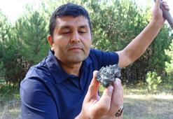 Ormana mantar toplamak için gitti, göktaşıyla döndü