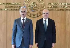 Bakan Uraloğlu, Hazine ve Maliye Bakanı Şimşek ile bir araya geldi