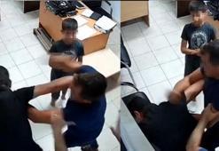 Polis merkezinde kayınço dayağı!