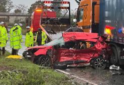 Rize’de otomobil TIR’a çarptı! 3 kişi hayatını kaybetti