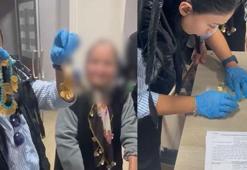 Dilenci değil adeta bir kuyumcu! Üzerinden çıkanlar şoke etti