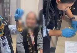 Dilenci kadının üzerinden adeta servet çıktı!