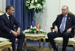 Cumhurbaşkanı Erdoğan, Fransa Cumhurbaşkanı Macron ile bir araya geldi