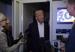 Trump, uçakta soruları yanıtladı: Erdoğan ile aramız hep çok iyi oldu