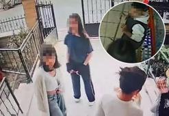Konya’da 5 Kız öğrenci bıçakla kapıya dayandı! Akran zorbalığı kamerada