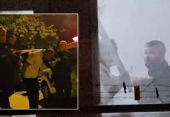 Evine çağırdığı arkadaşını kılıçla rehin aldı! Polis ekipleri, şüpheliyi balkondan girerek etkisiz hale getirdi