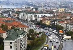 D-100 Karayolu'nda TIR devrildi! Yol trafiğe kapatıldı