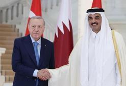 Cumhurbaşkanı Erdoğan, Katar Emiri Al Sani ile bir araya geldi