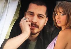 Uykucu galasında aşk rüzgârı! Aslıhan Malbora sevgilisi Çağatay Ulusoy'u yalnız bırakmadı