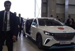 Cumhurbaşkanı Erdoğan, Altay Tankları Teslimat Töreni'ne Togg'un limuzin versiyonuyla geldi!